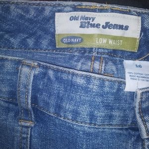 Old Navy size 16 low rise 100% cotton